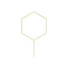 Fa tortadísz Hexagon