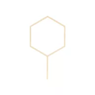 Fa tortadísz Hexagon