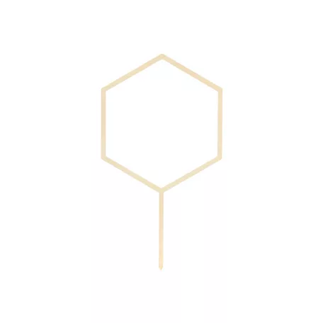 Fa tortadísz Hexagon