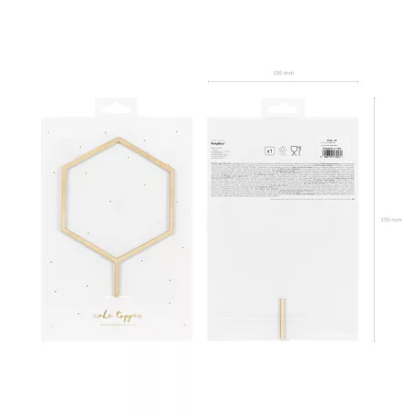 Fa tortadísz Hexagon