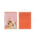 Üdvözlőlap kulcstartóval „Love You Mom”