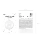 Buborék Lufi áttetsző 40cm