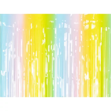 Parti Függöny – szivárvány színek 100x195cm