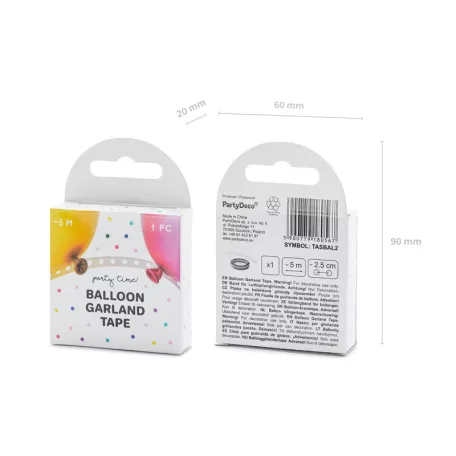 Léggömbfüzér szalag (5m)