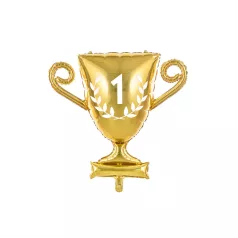 Fólia lufi Kupa 64x61cm arany