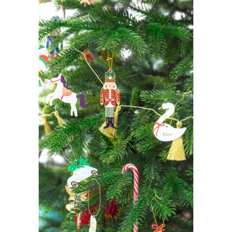 Fém függő dekoráció Diótörő