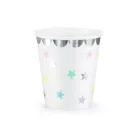 Unikornis party papírpohár csillagok 180 ml (6 db)