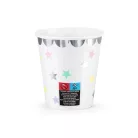 Unikornis party papírpohár csillagok 180 ml (6 db)