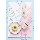 Unikornis party papírpohár csillagok 180 ml (6 db)