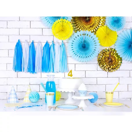 Papírpohár világoskék 220ml (6 db)