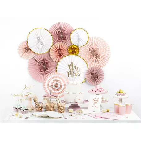 Papírpohár rózsaszín 220ml (6 db)