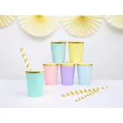 Papírpohár menta 220ml (6 db)