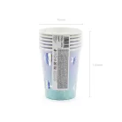 Papírpohár irrizáló Sellő Party (6 db)