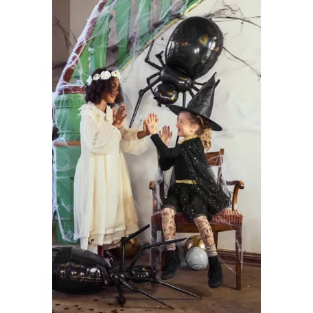 Fólia lufi Óriás fekete pók 60x100cm (1 db)