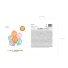 Lufi készlet 30 cm – Pöttyös, vegyes színek (6 db)