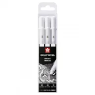   Zselés toll készlet , Sakura Gelly Roll / Basic - white - Fehér (3 db)