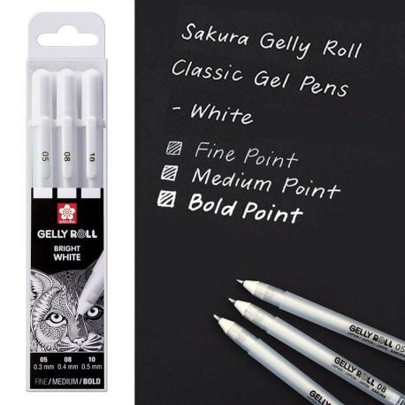 Sakura Gelly Roll Basic White