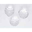 Kristály medálok – Gömb formájú, átlátszó (5 db)