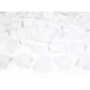 Konfetti ágyú rózsaszirmokkal fehér 40 cm