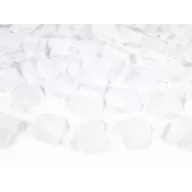 Konfetti ágyú rózsaszirmokkal fehér 40 cm