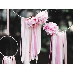 Szatén szalag világos rózsaszín 6mm/25m