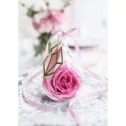Szatén szalag világos rózsaszín 6mm/25m