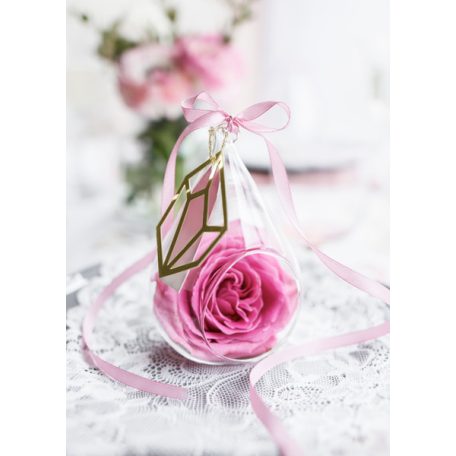 Szatén szalag világos rózsaszín 6mm/25m