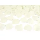 Konfetti ágyú rózsaszirmokkal krém 40 cm