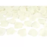 Konfetti ágyú rózsaszirmokkal krém 40 cm