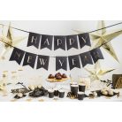 Szatén szalag fekete 6mm/25m