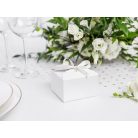 Szatén szalag fehér 12mm/25m