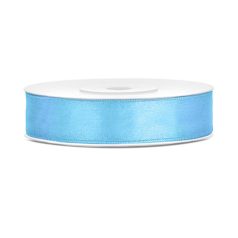 Szatén szalag égszínkék 12mm/25m