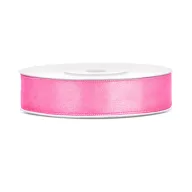 Szatén szalag rózsaszín 12mm/25m