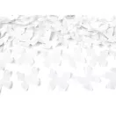 Konfetti ágyú fehér pillangók 40 cm