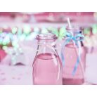 Szatén szalag világos púder rózsaszín 6mm/25m