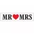 Esküvői rendszámtábla "MR & MRS" (1 db)
