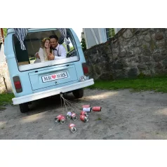 Esküvői rendszámtábla "MR & MRS" (1 db)