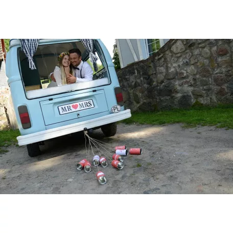 Esküvői rendszámtábla "MR & MRS" (1 db)