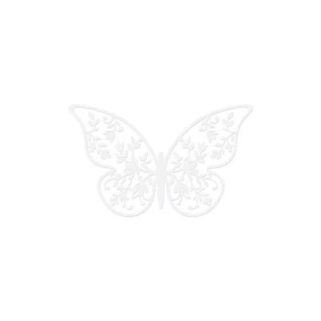 Pillangó papírdekoráció 6.5x4cm (10 db)