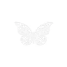 Pillangó papírdekoráció 6.5x4cm (10 db)