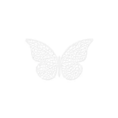 Pillangó papírdekoráció 6.5x4cm (10 db)