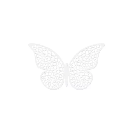 Pillangó papírdekoráció 6.5x4cm (10 db)