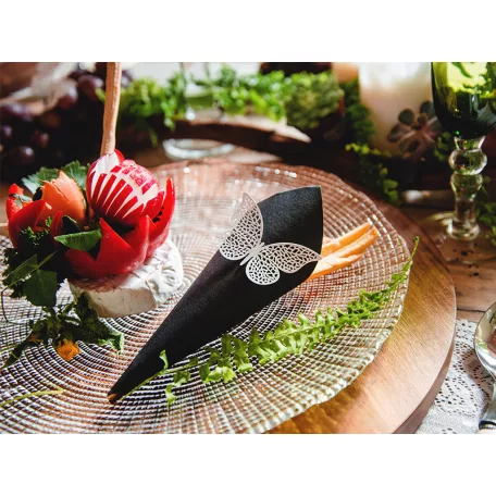 Pillangó papírdekoráció 6.5x4cm (10 db)