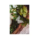 Pillangó papírdekoráció 6.5x4cm (10 db)