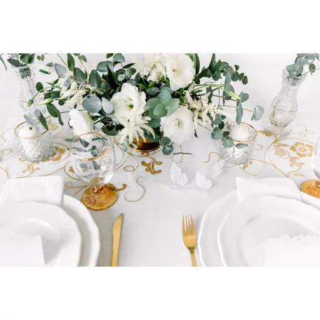 Pillangó papírdekoráció 6.5x4cm (10 db)