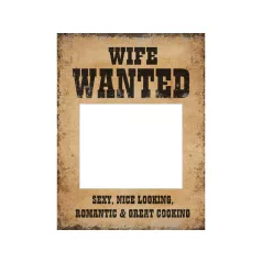 Vicces Táblák - Husband Wanted és Wife Wanted (2 db)