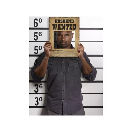 Vicces Táblák - Husband Wanted és Wife Wanted (2 db)