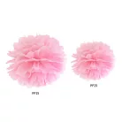 Selyempapír pompom rózsaszín 35cm