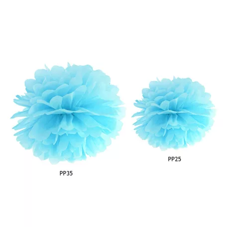Selyempapír Pompon - Égkék 25 cm (1 db)