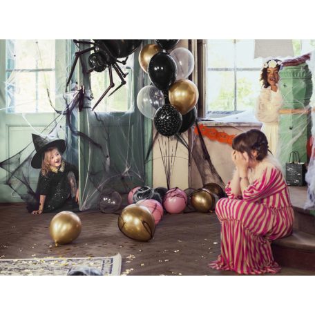 Halloween pókháló fekete (1 csomag)